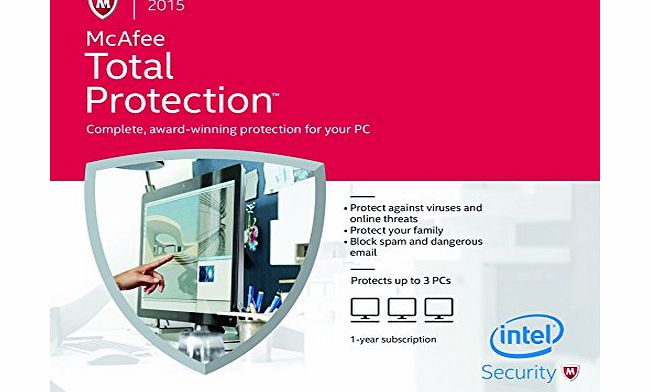 Total Protection 2015 - 3 PC (PC) [Frustration-Free Packaging]